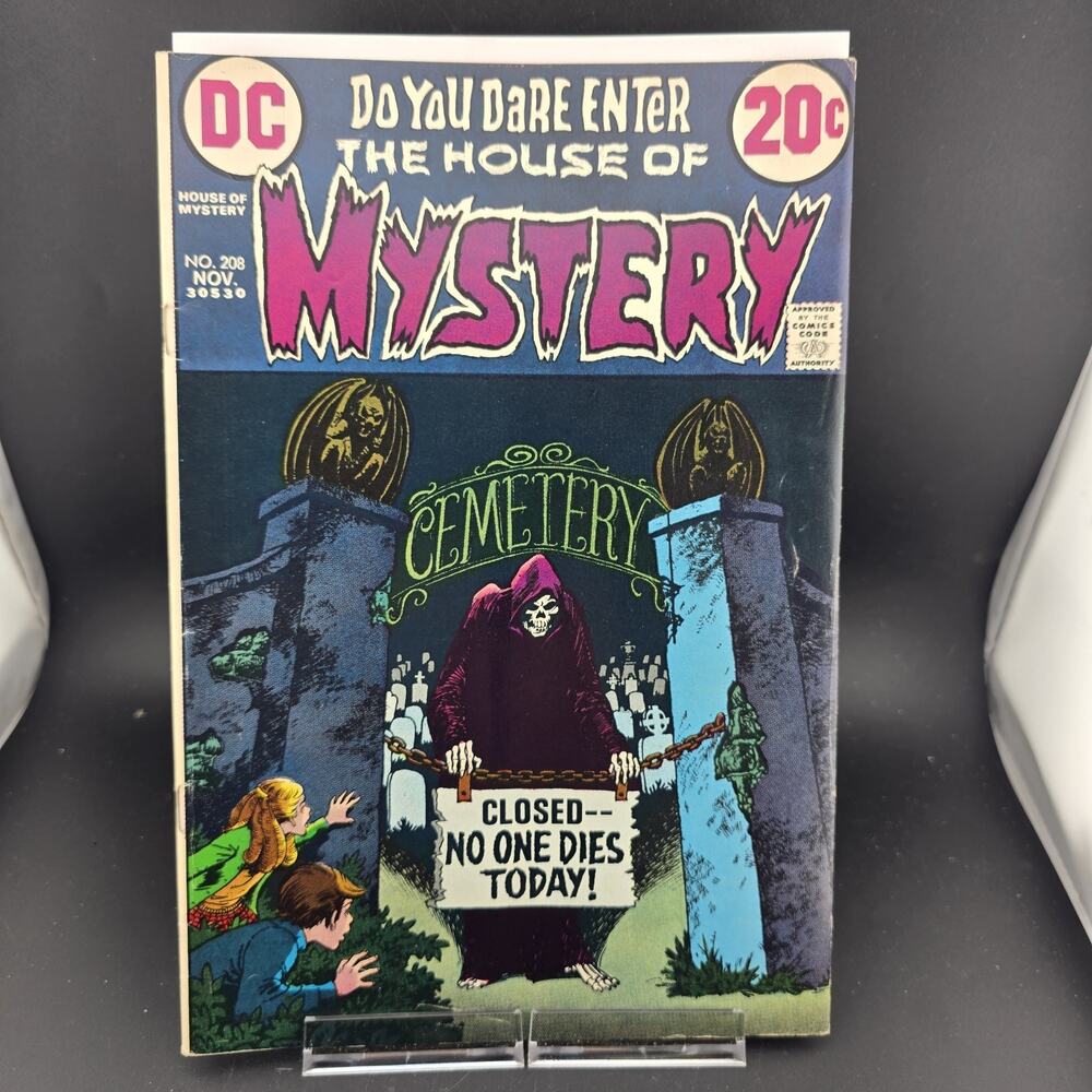 House of Mystery #208 1972 DC Horror Comic Bernie Wrightson Cover Raw VG 4.0